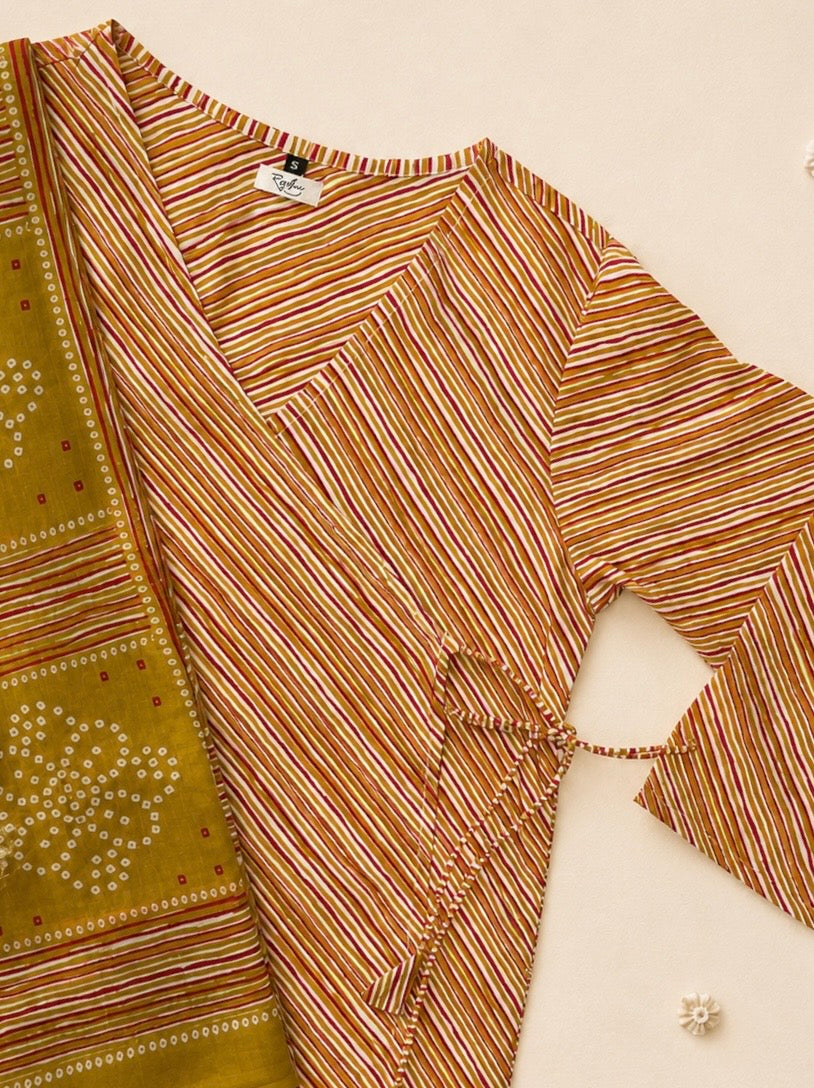 Pure Cotton Angrakha Kurta Set for Women Comfortable | Elegant | Everyday Wear