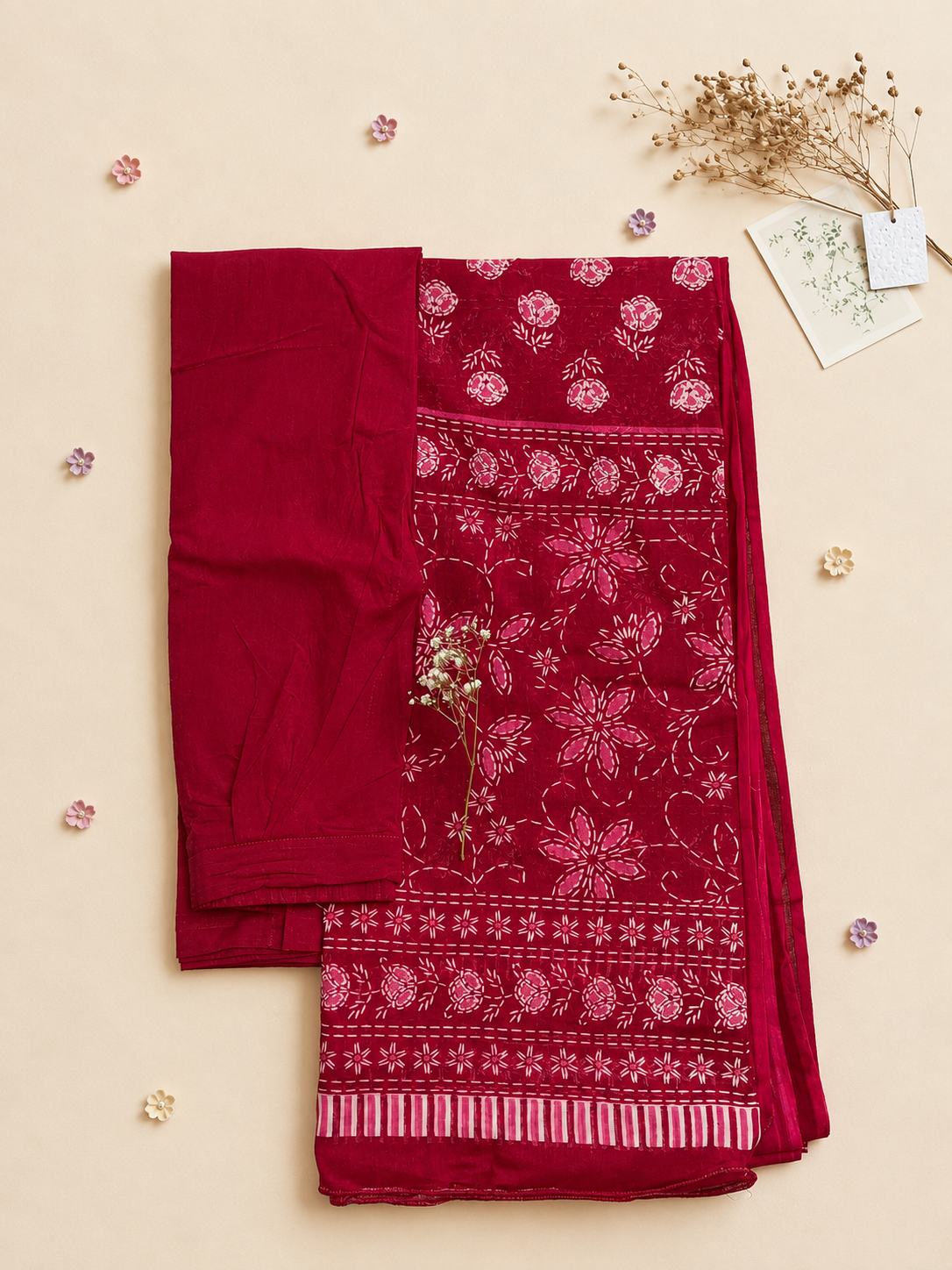 Pure Cotton Angrakha Kurta Set for Women Comfortable | Elegant | Everyday Wear